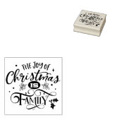 Weihnachtsangebot Weihnachtsfreudigkeit ist Famili Gummistempel (Stempel)