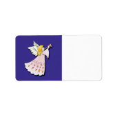 Weihnachtsangel Adressaufkleber (Vorne)