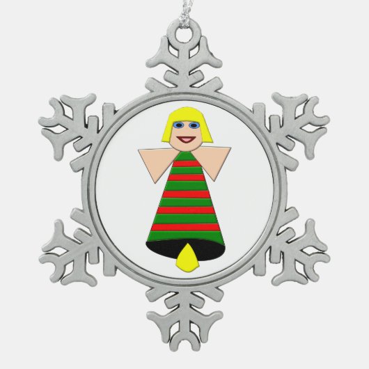 Weihnachtsangel Bell Ornament (Vorderseite)