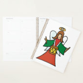 Weihnachtsangel Drummer Holiday Music Design Planer (Anzeige)