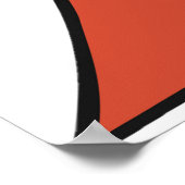 Weihnachtsangel Drummer Holiday Music Design Poster (Ecke)