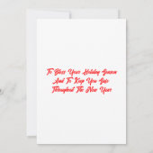 Weihnachtsangel-Karte Einladung (Rückseite)