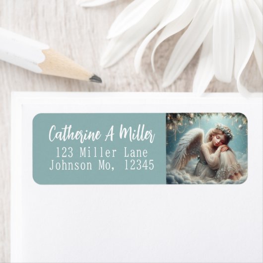 Weihnachtsangel-Rücksendeadresse (Insitu)