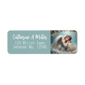 Weihnachtsangel-Rücksendeadresse (Vorne)