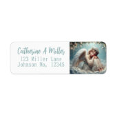 Weihnachtsangel-Rücksendeadresse (Vorne)