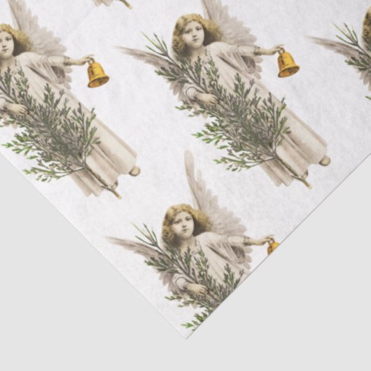 Weihnachtsangel & Tree Urlaub Seidenpapier (Ausschnitt)