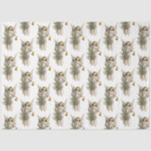 Weihnachtsangel & Tree Urlaub Seidenpapier (Vorderseite)