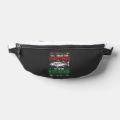 Weihnachtsangeln Bass hässlicher Pullover Bauchtasche (Ablage )