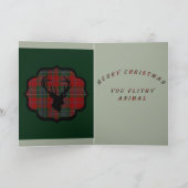 Weihnachtsangeln Feiertagskarte (Innenseite)