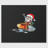 Weihnachtsangeln Geschenkpapier (Flach)