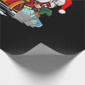 Weihnachtsangeln Geschenkpapier (Ecke)