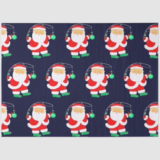 Weihnachtsangeln Seidenpapier (Vorderseite)