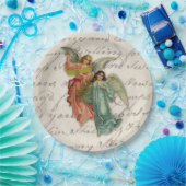 WeihnachtsAngeln - Viktorianische Scheiben Pappteller (Party)