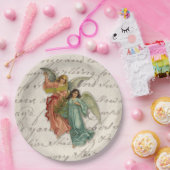 WeihnachtsAngeln - Viktorianische Scheiben Pappteller (Party)