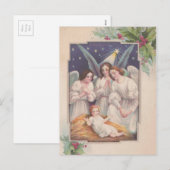 WeihnachtsAngels Feiertagspostkarte (Vorne/Hinten)