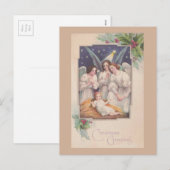 WeihnachtsAngels Feiertagspostkarte (Vorne/Hinten)