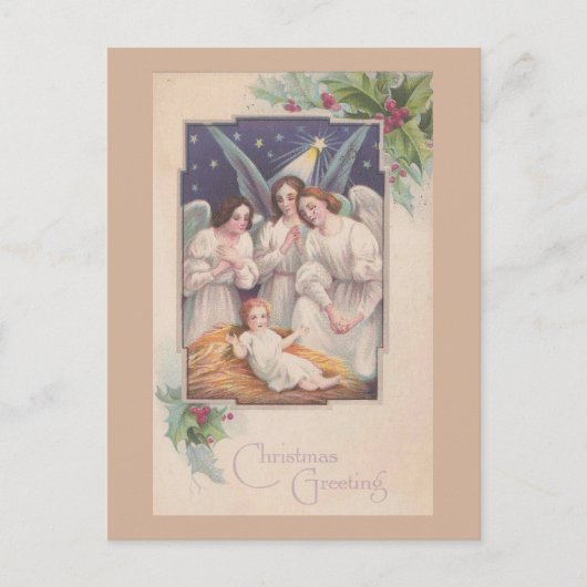 WeihnachtsAngels Feiertagspostkarte (Vorderseite)