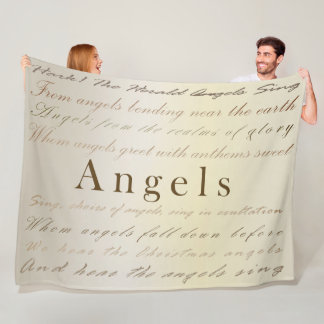 WeihnachtsAngels Fleece Blanket