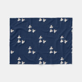 Weihnachtsangels Fleecedecke (Vorderseite (Horizontal))