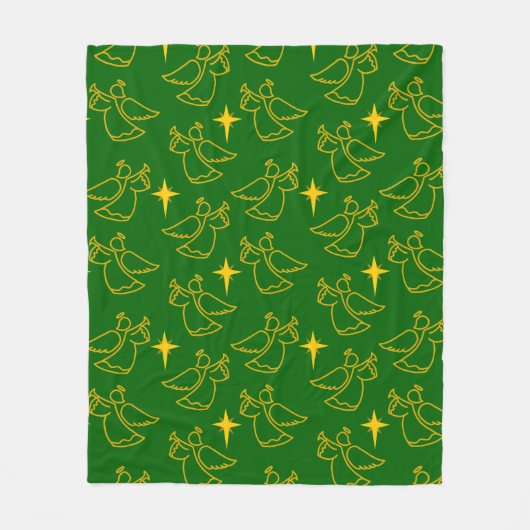 WeihnachtsAngels Fleecedecke (Vorderseite)