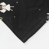 Weihnachtsangels Fleecedecke (Ecke)