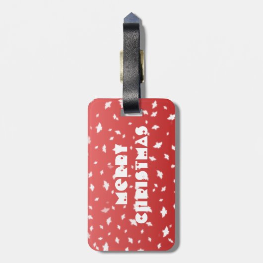 WeihnachtsAngels Gepäckanhänger (Rückseite vertikal)