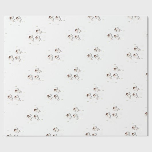 Weihnachtsangels Geschenkpapier (Flach)