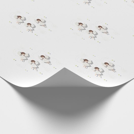 Weihnachtsangels Geschenkpapier (Ecke)