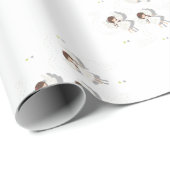 Weihnachtsangels Geschenkpapier (Rolleneckpunkt)
