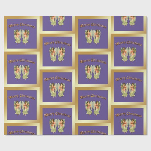 WeihnachtsAngels Geschenkpapier (Flach)