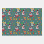 WeihnachtsAngels  Geschenkpapier Set (Vorderseite 3)