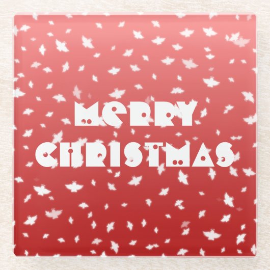 WeihnachtsAngels Glasuntersetzer (Vorderseite)