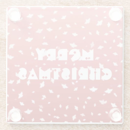 WeihnachtsAngels Glasuntersetzer (Rückseite)