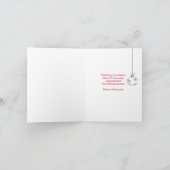 WeihnachtsAngels Gruß Karte (Innenseite)