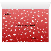 WeihnachtsAngels Grußkarte (Innenansicht Horizontal (Unten))