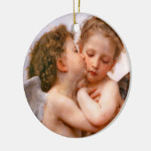 WeihnachtsAngels Keramik Ornament (Links)