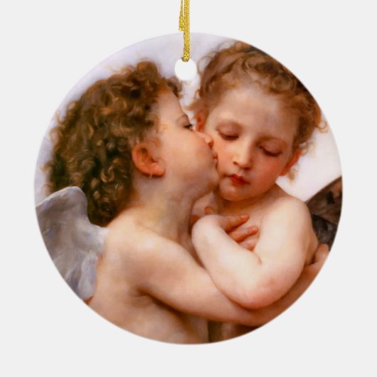 WeihnachtsAngels Keramik Ornament (Hinten)