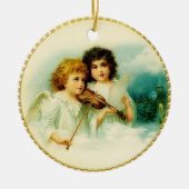 WeihnachtsAngels Keramikornament (Vorne)