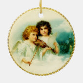 WeihnachtsAngels Keramikornament (Hinten)