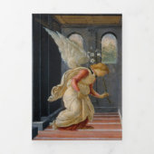 Weihnachtsangels Krippe Dreifach Gefaltete Urlaubskarte (Cover)