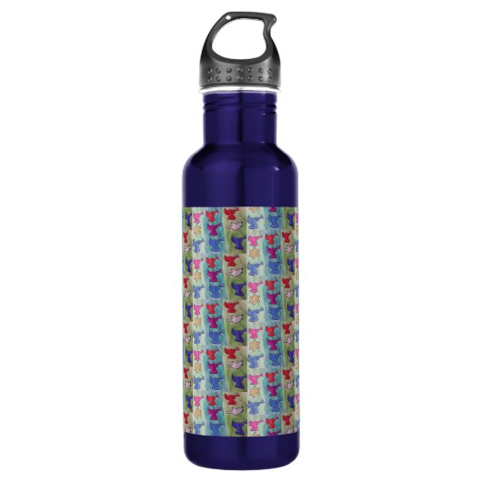 WeihnachtsAngels mit Trumpets Edelstahlflasche (Vorderseite)