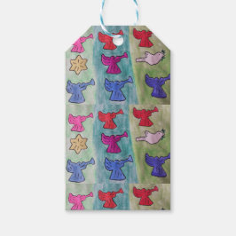 WeihnachtsAngels mit Trumpets Geschenkanhänger