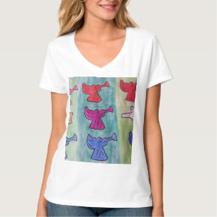 WeihnachtsAngels mit Trumpets T-Shirt
