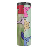 WeihnachtsAngels mit Trumpets Thermosbecher (Rückseite)