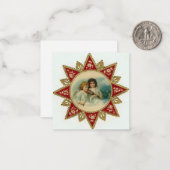 Weihnachtsangels Mitteilungskarte (Vorderseite/Rückseite Beispiel)