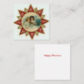 Weihnachtsangels Mitteilungskarte (Vorne/Hinten)