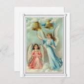 Weihnachtsangels Mitteilungskarte (Vorne/Hinten)