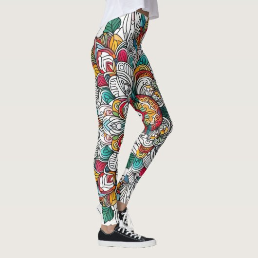 Weihnachtsangels multicolor leggings (Rechts)