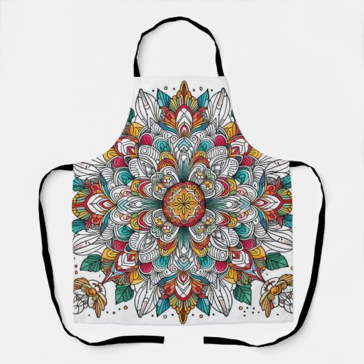 Weihnachtsangels multicolor schürze (Vorderseite)