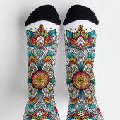 Weihnachtsangels multicolor socken (Oben)